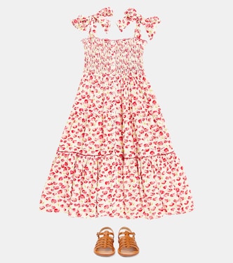 Bedrucktes Kleid Trini | Poupette St Barth Kids