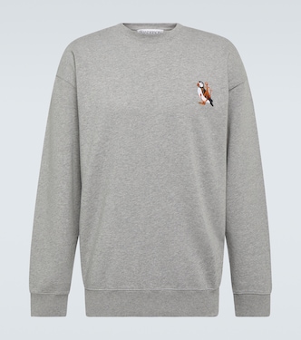 Felpa in jersey di cotone con logo | JW Anderson