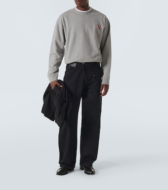 Felpa in jersey di cotone con logo | JW Anderson
