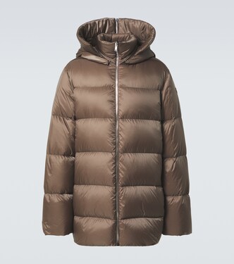 X Rick Owens Daunenmantel Cyclopic | Moncler Genius