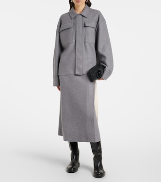 Falda envolvente de mezcla de lana | Jil Sander