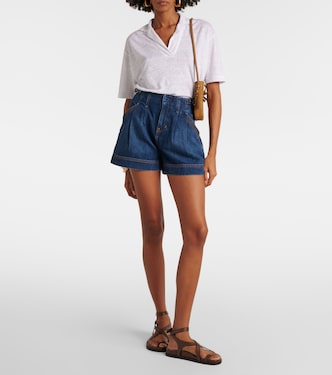 Shorts di jeans Jaffe a vita alta | Veronica Beard