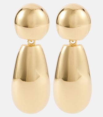 Gold-plated drop earrings | Magda Butrym