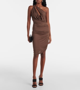 Lilies Aaliyah draped midi dress | Rick Owens