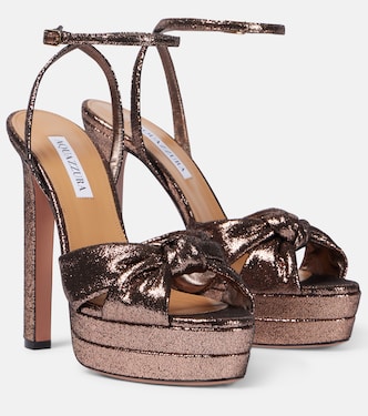 Sandali Cupid Plateau 130 con glitter | Aquazzura