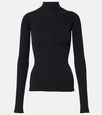 Top acanalado de mezcla de algodón | Victoria Beckham