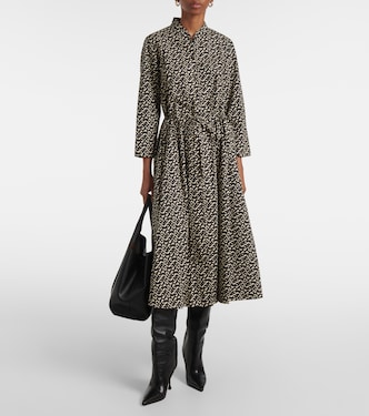 Robe chemise imprimée en coton | Tory Burch