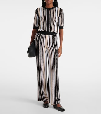 Pantaloni in maglia a righe | Missoni