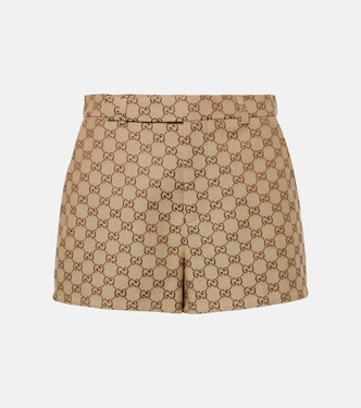 GG canvas cotton-blend shorts | Gucci