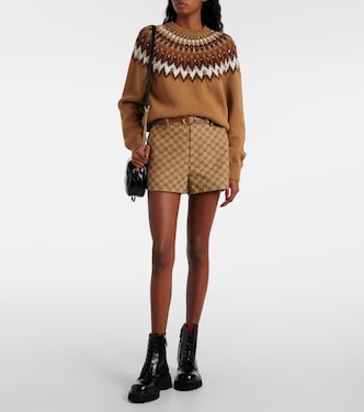 GG canvas cotton-blend shorts | Gucci