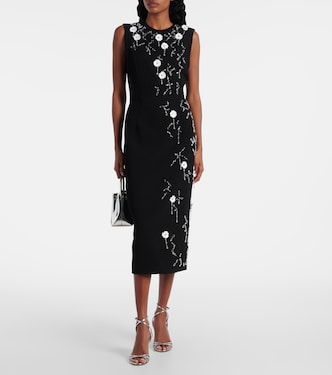 Robe midi Cappia à ornements | Emilia Wickstead