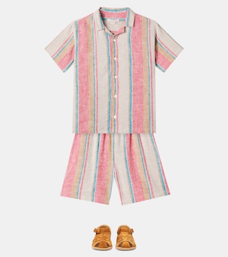 Venice linen-blend shirt and shorts set | Konges Sløjd