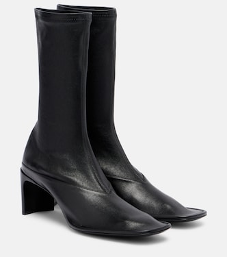 Trunk 레더 미드 카프 부츠 | Jil Sander