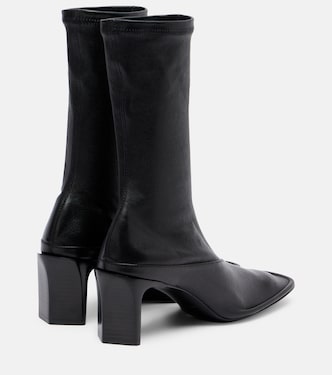 Trunk leather mid-calf boots | Jil Sander