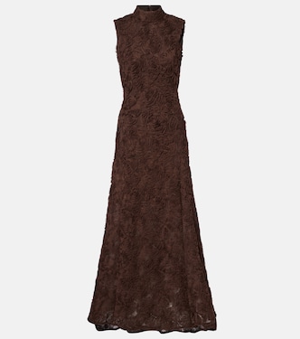 Robe midi en crêpe | Rotate