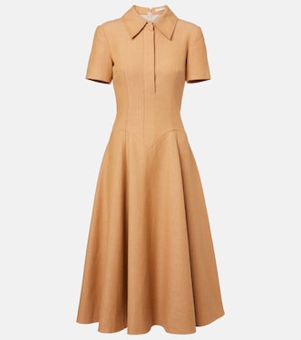 Vestido Jody en mezcla de algodón y lino | Emilia Wickstead