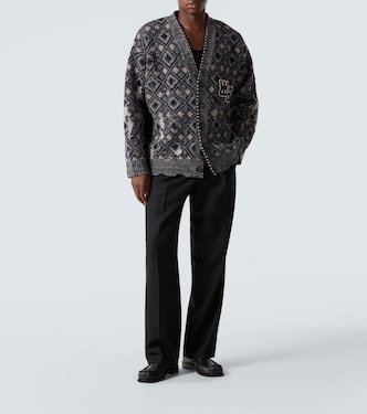 Oversize-Cardigan Sibling aus Wolle | Wales Bonner