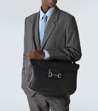 Gucci 1955 Horsebit Aura leather crossbody bag | Gucci