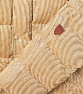 Quilted cotton corduroy down jacket | Polo Ralph Lauren Kids