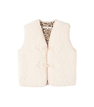 Ninette faux shearling vest | The New Society