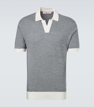 Horton wool and cotton polo shirt | Orlebar Brown