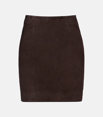 Mini-jupe en daim | Rotate