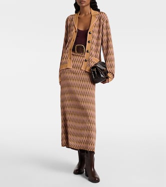 Quinley jacquard cardigan | Rixo