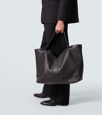 Y Large leather tote bag | Saint Laurent