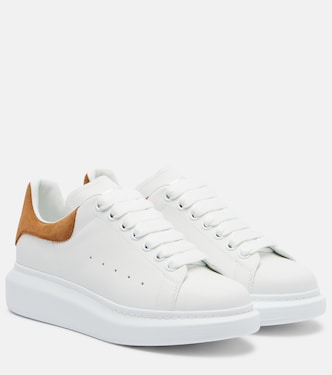 Oversized leather sneakers | McQueen