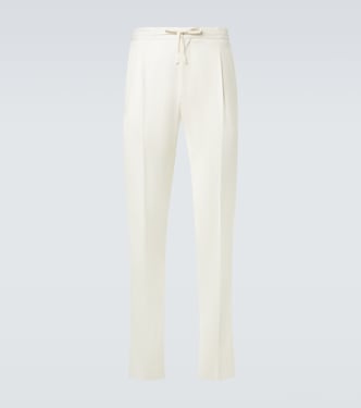 Virgin wool tapered pants | Lardini