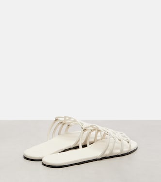 Pantoletten Petal Anagram aus Leder | Loewe