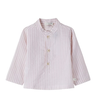 유아 - Lloret 스트라이프 코튼 포플린 셔츠 | 1 + in the Family