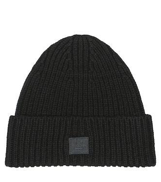 Bonnet Mini Face en laine | Acne Studios Kids