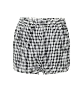 Shorts Hilary a quadretti | Khaite