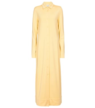 Stretch-jersey shirt midi dress | Jil Sander