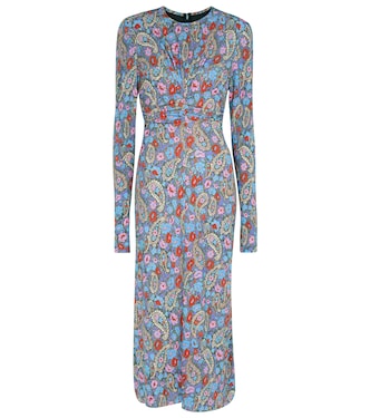 Linario printed crêpe midi dress | Isabel Marant