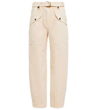Jeans Waverly de tiro alto con cinturón | Ulla Johnson