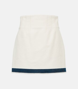 Denim miniskirt | Prada