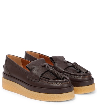 Jamie tasseled leather loafers | Chloé