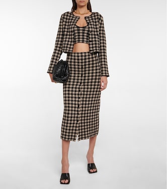 Flicker checked cardigan | Altuzarra