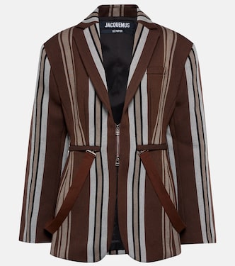 La Veste Filu striped twill blazer | Jacquemus