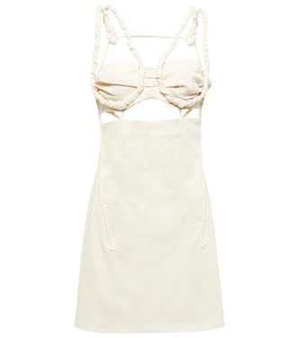 La Robe Meli cotton-blend minidress | Jacquemus