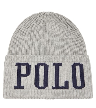 Bonnet intarsia en coton à logo | Polo Ralph Lauren Kids