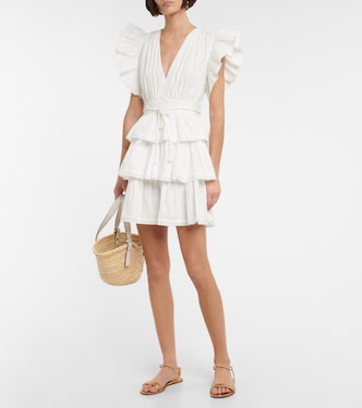 Camilla ruffled cotton poplin minidress | Ulla Johnson