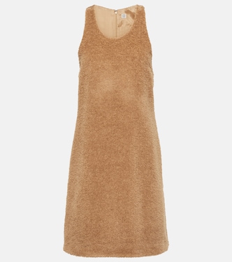 Vestido corto de lana y alpaca | Toteme