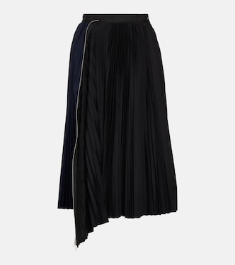 Gonna midi plissé | Sacai