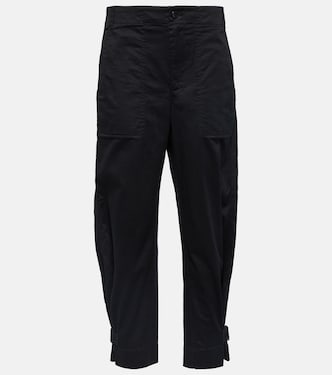 White Label - Pantaloni in twill di cotone a vita alta | Proenza Schouler