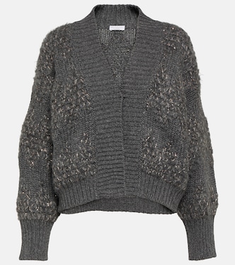 Wool, cashmere, and silk cardigan | Brunello Cucinelli