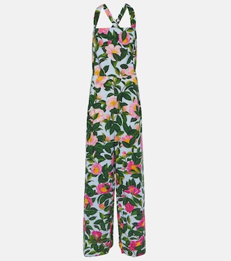 Mono en mezcla de algodón floral | Oscar de la Renta