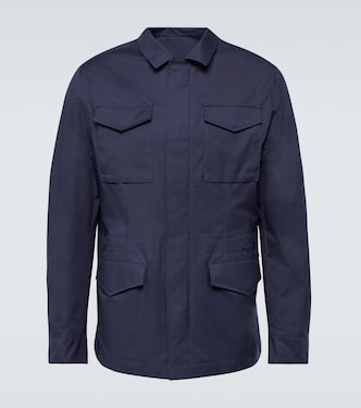 Giacca in misto cotone | Brunello Cucinelli